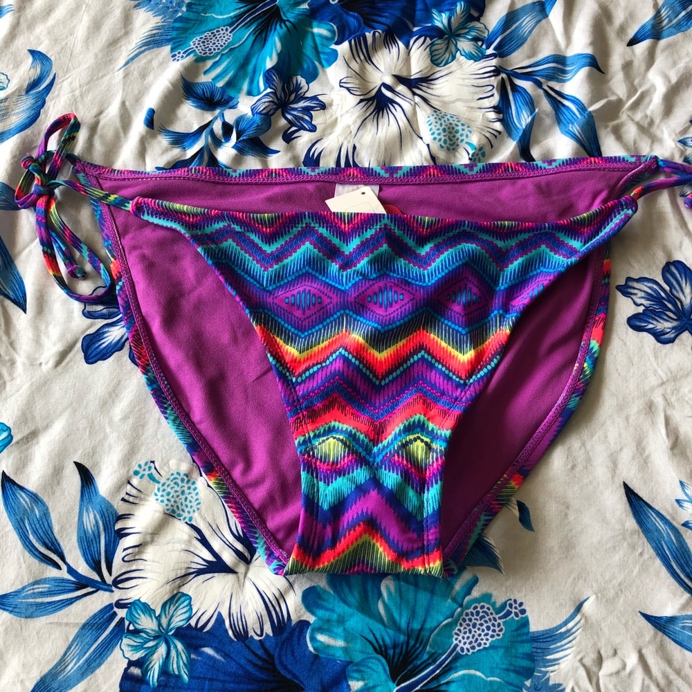 BNWT Multi color bikini bottom